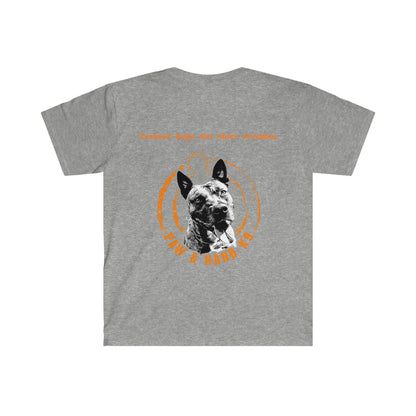 Softstyle T-Shirt: Trained Dogs get more Freedom (the Grog)